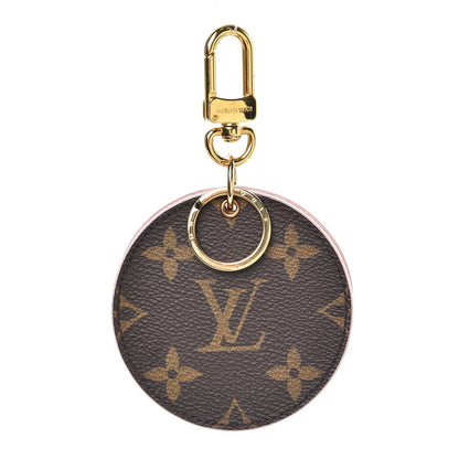 Louis Vuitton Monogram LV Mirror Bag Charm Key Holder Rose Ballerine 1 of 7