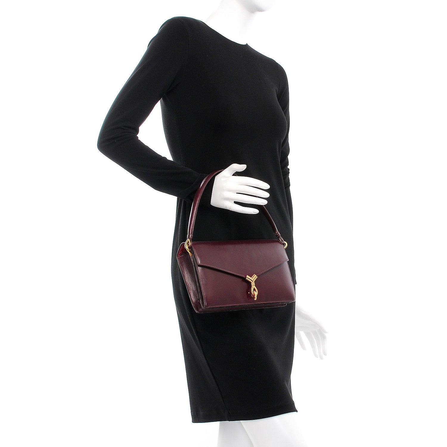 Hermes Box Sac Cordeau Rouge H 2 of 13