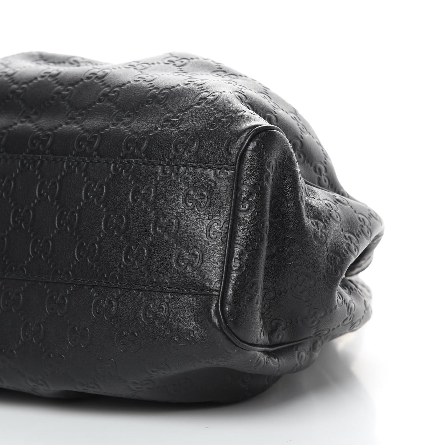 Guccissima Medium Sukey Tote Black