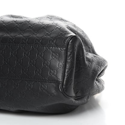 Gucci Guccissima Medium Sukey Tote Black 10 of 10