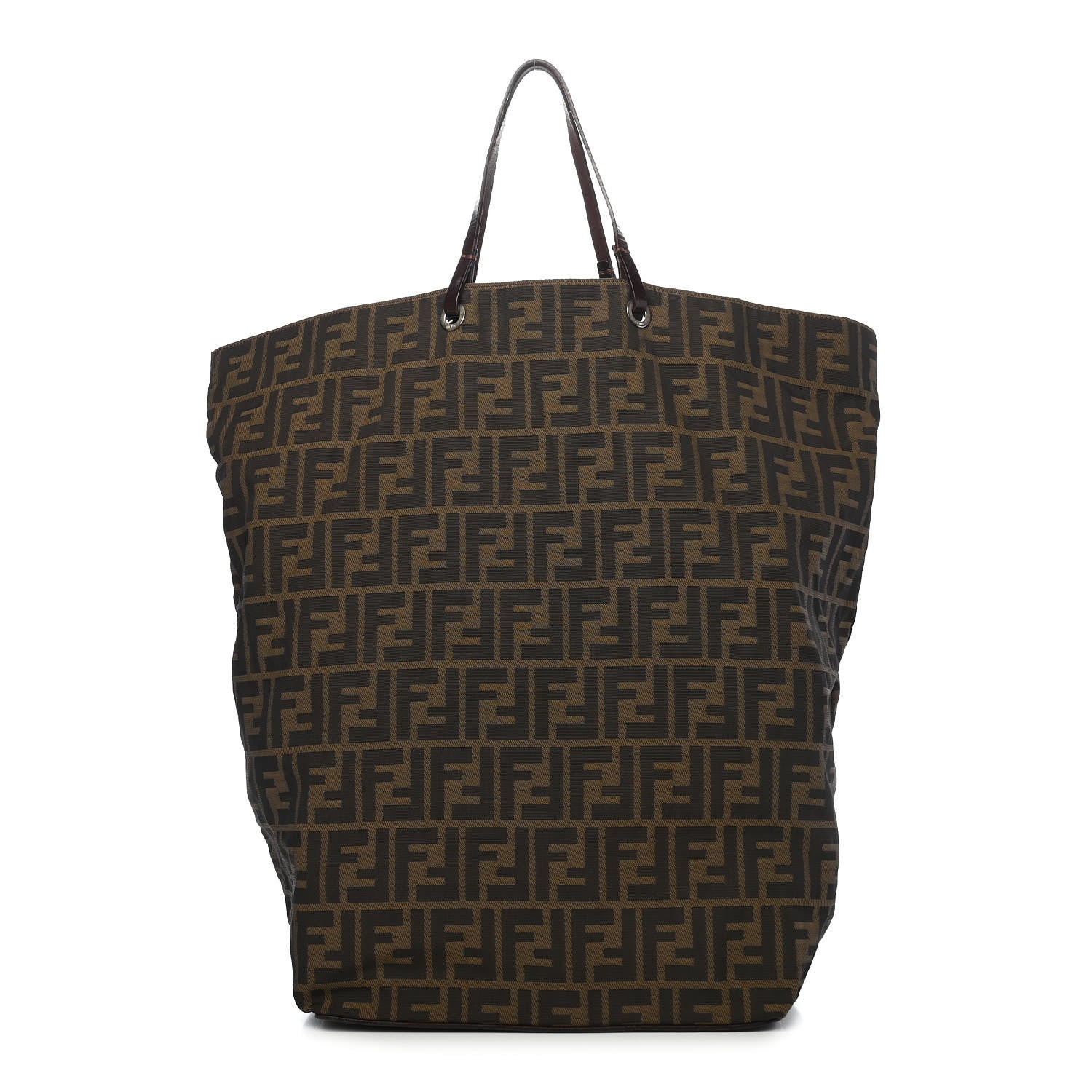 Fendi Zucca Shopping Tote Tobacco 1 of 8