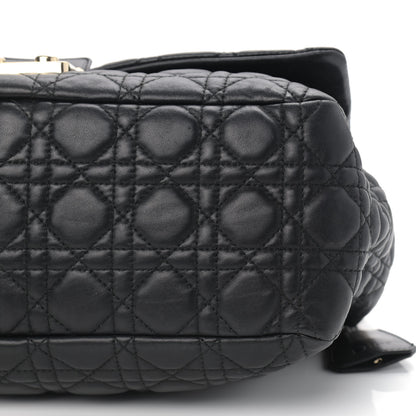 Christian Dior Lambskin Cannage Large New Lock Flap Black 9 of 9