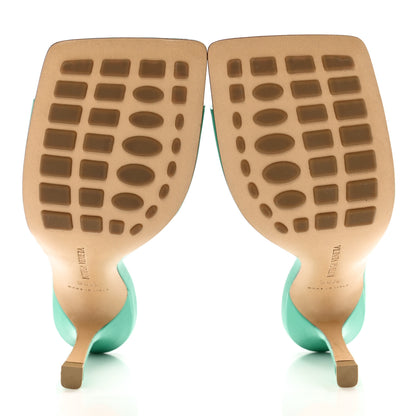 Bottega Veneta Lambskin Stretch Mule Sandals 36.5 Acid Turquoise 5 of 8