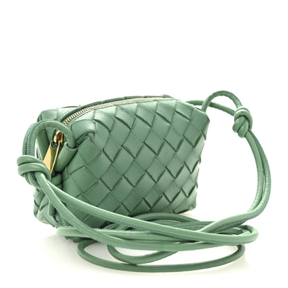 Bottega Veneta Nappa Intrecciato Candy Loop Camera Bag Mermaid 3 of 11