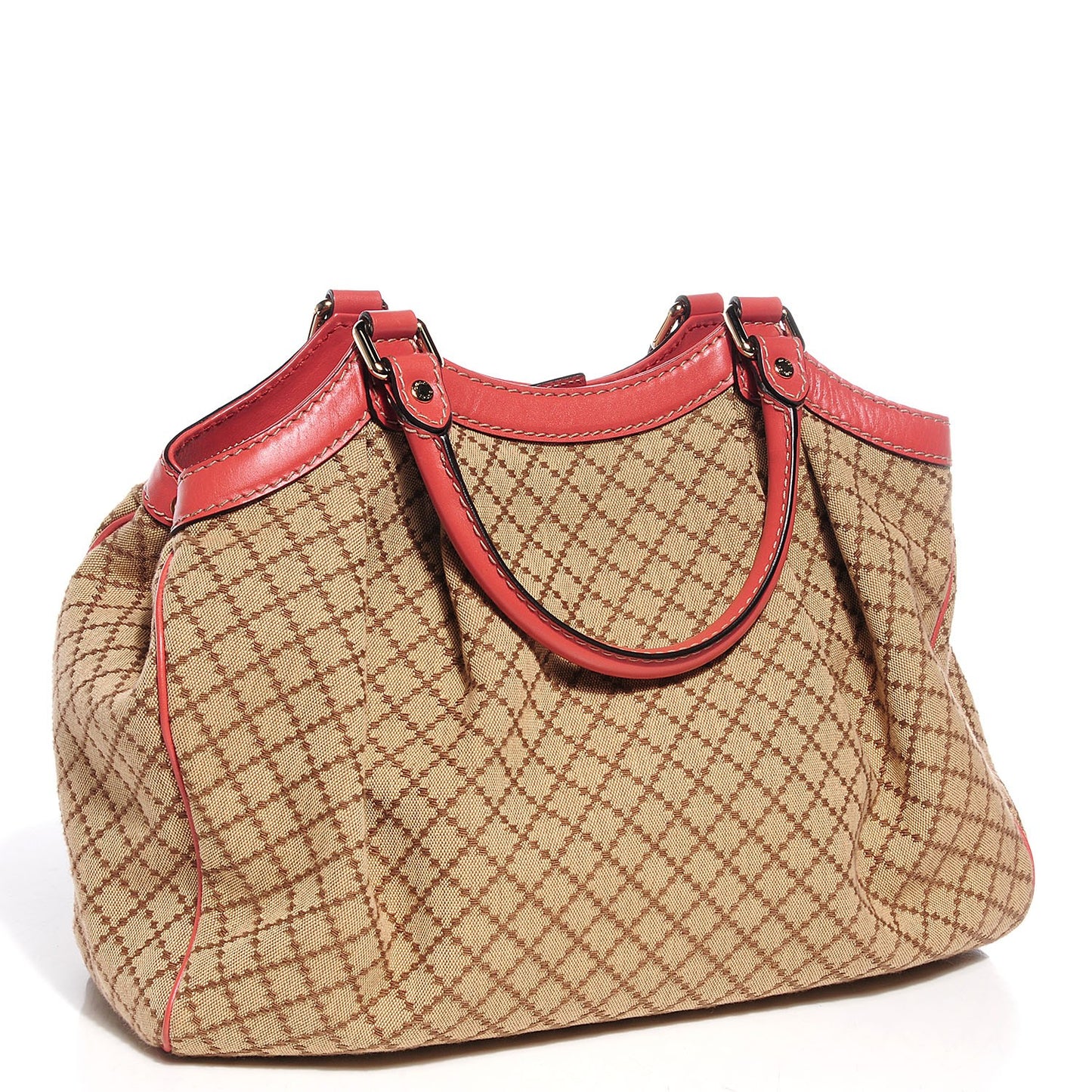 Diamante Medium Sukey Tote Coral