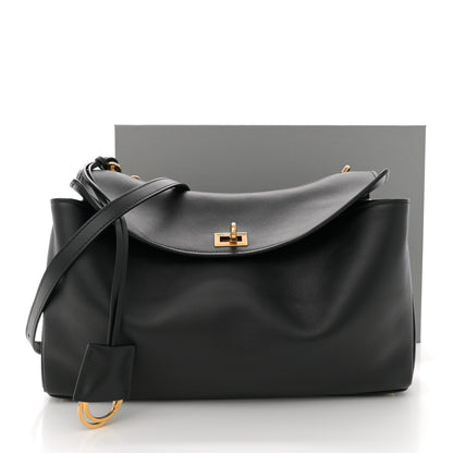 Balenciaga Natural Smooth Calfskin Rodeo Shoulder Bag Black 12 of 12