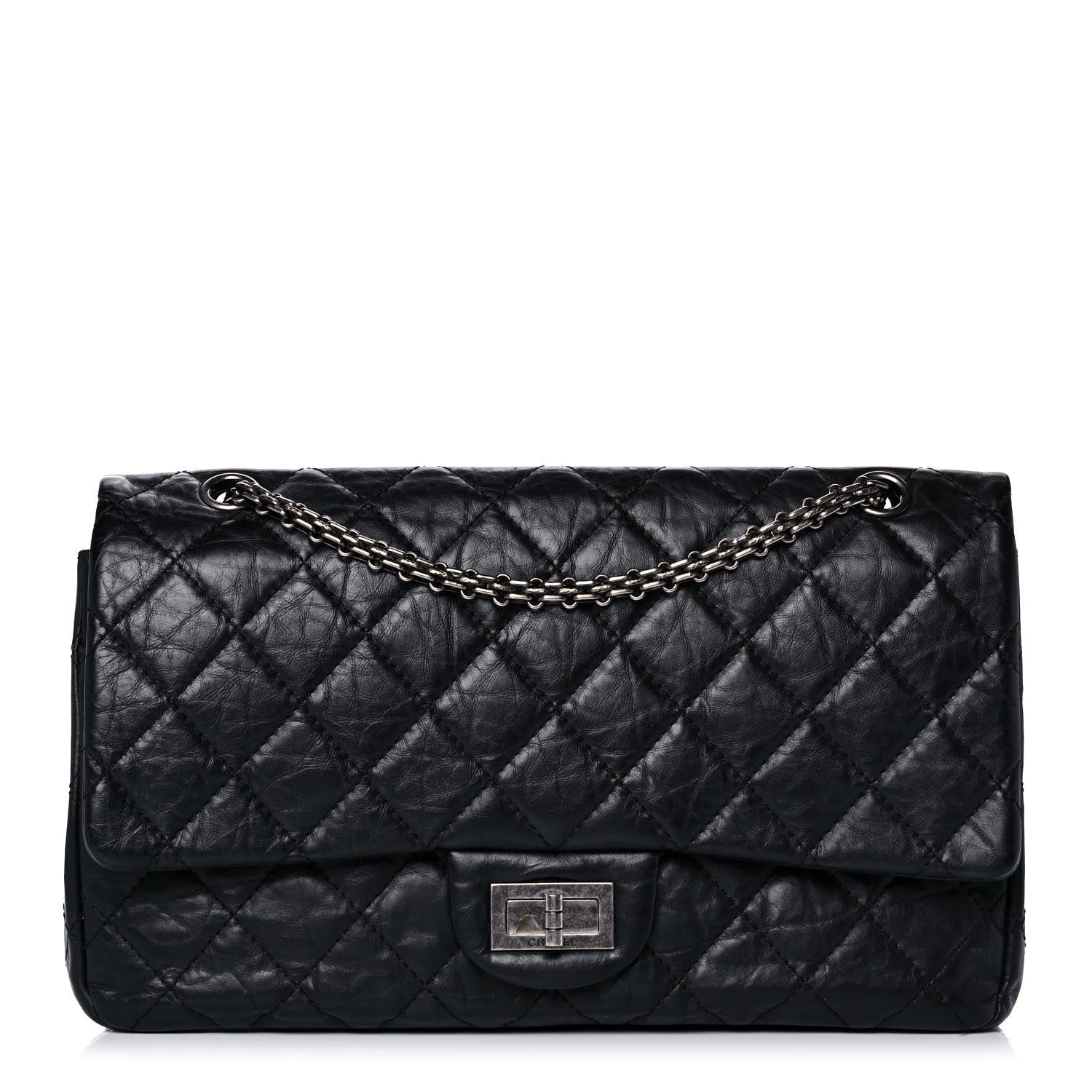 Chanel Aged Calfskin Quilted 2.55 Reissue 227 Flap Black 1 of 17