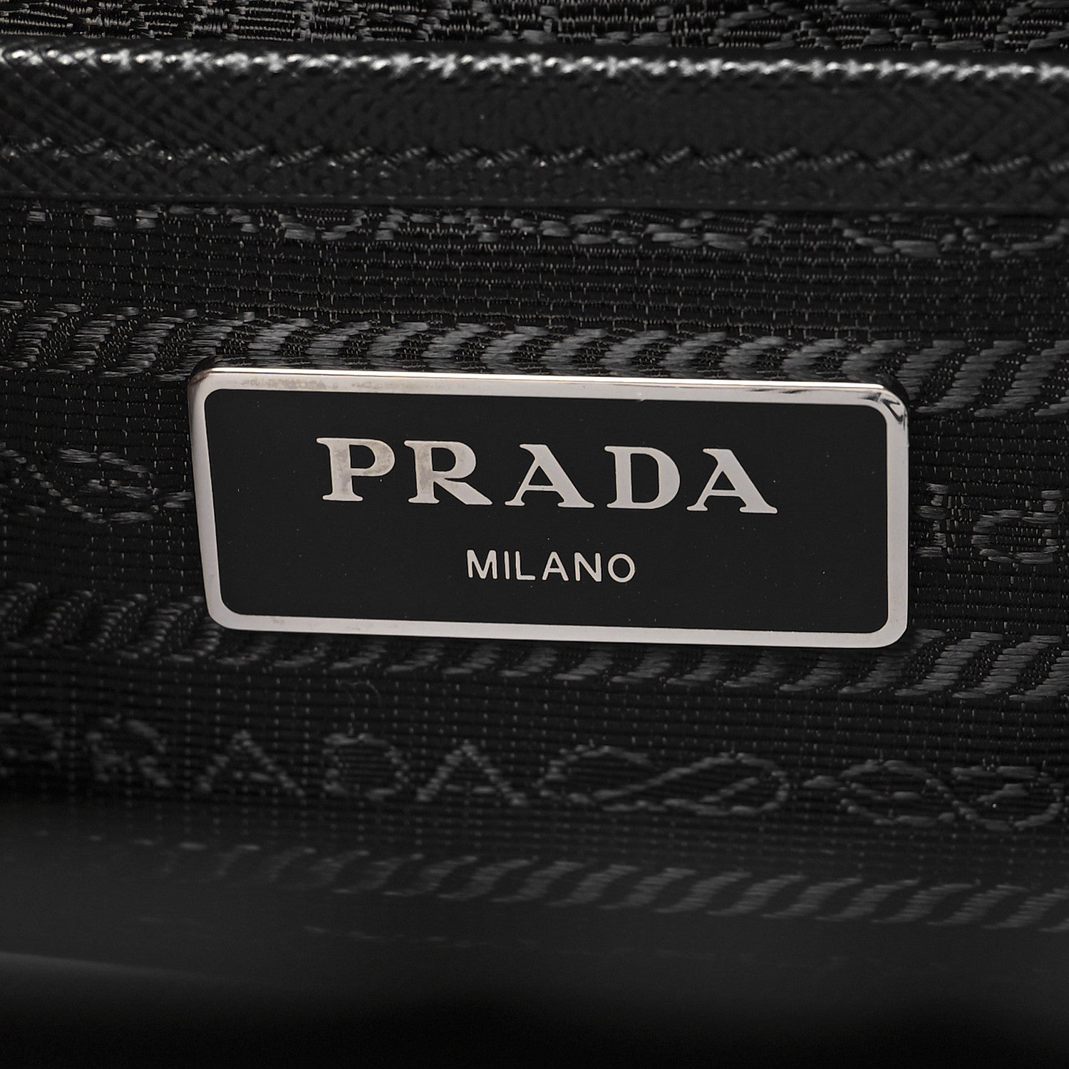 Prada Re-Nylon Saffiano Medium Backpack Black 8 of 11