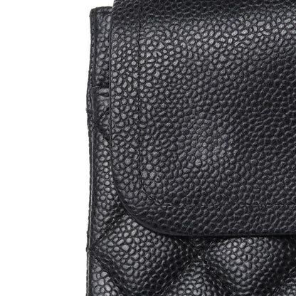 Chanel Caviar Quilted Medium Double Flap Black 10 of 13