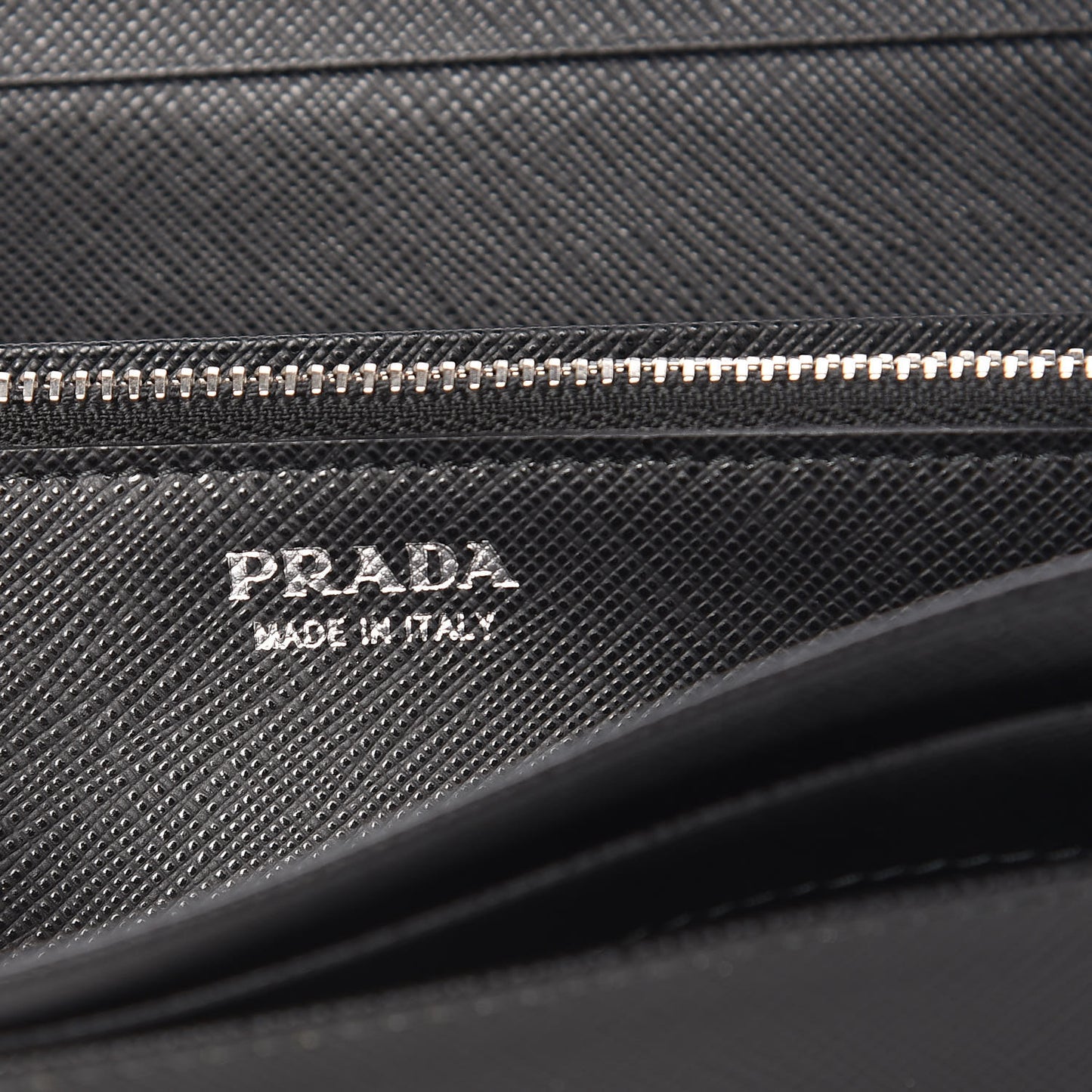 Saffiano Continental Flap Wallet Black
