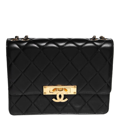 Chanel Lambskin Medium Golden Class Flap Black 1 of 8