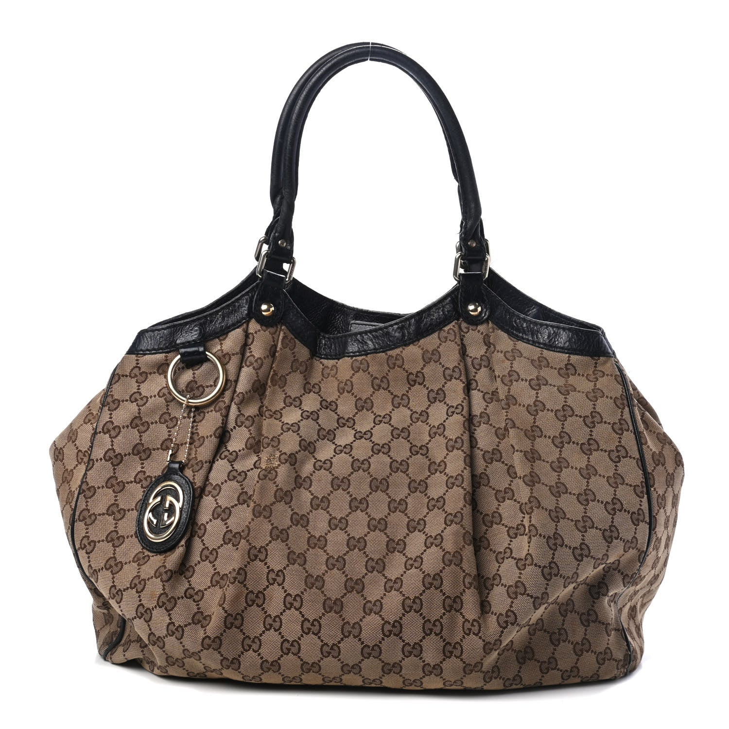 Gucci Monogram Large Sukey Tote Dark Brown 1 of 5