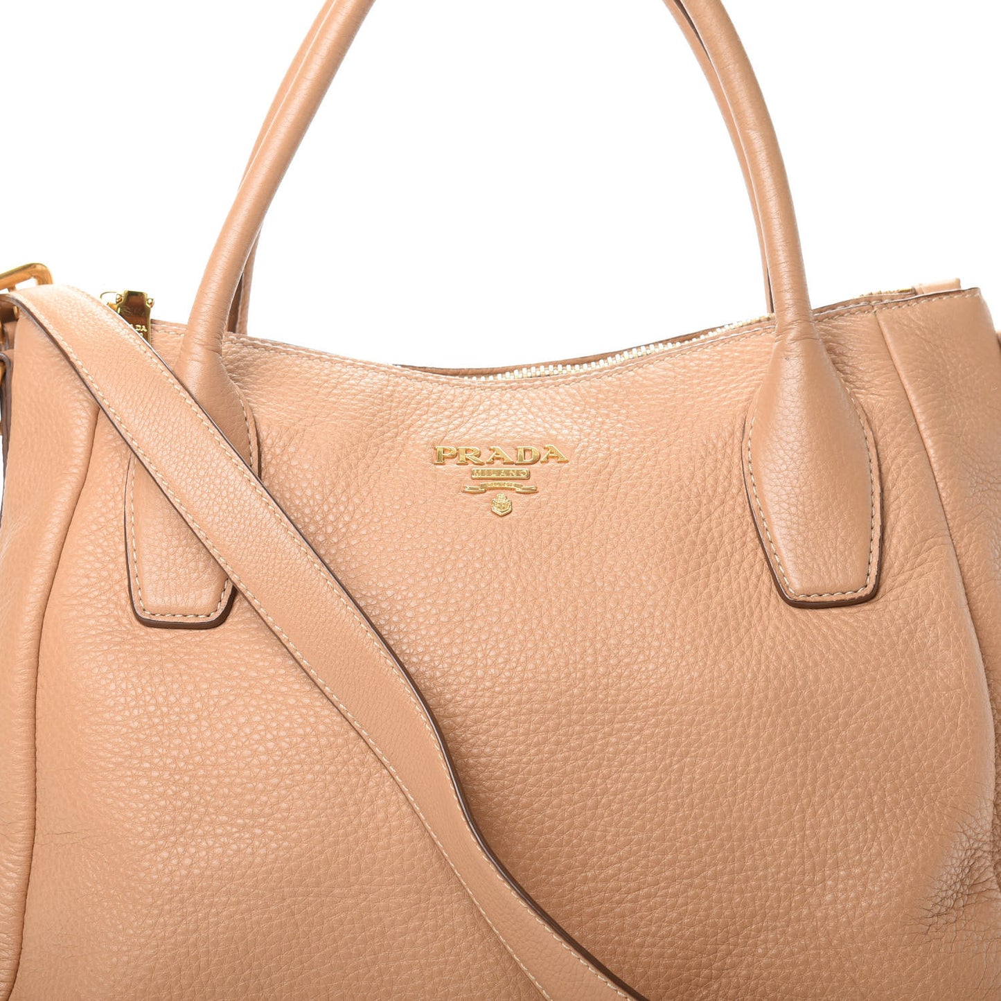 Vitello Daino Shopping Tote Sughero