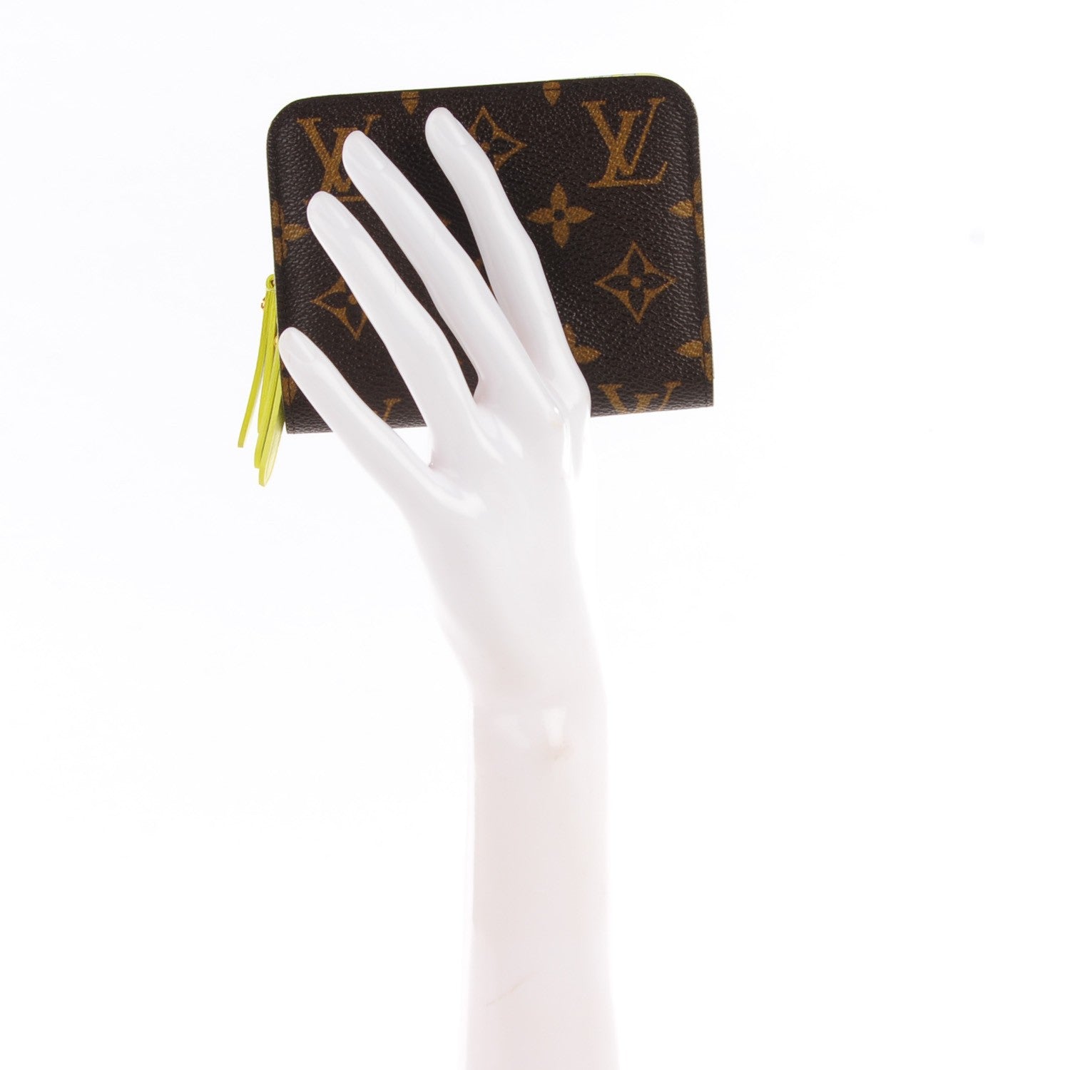 Louis Vuitton Monogram Fleuri Insolite Wallet PM Yellow 2 of 7