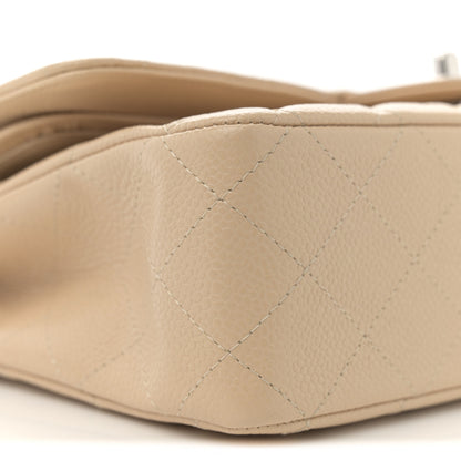 Chanel Caviar Quilted Medium Double Flap Beige Clair 9 of 11
