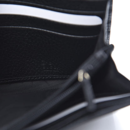 Gucci Dollar Calfskin Interlocking G Continental Wallet Black 6 of 8
