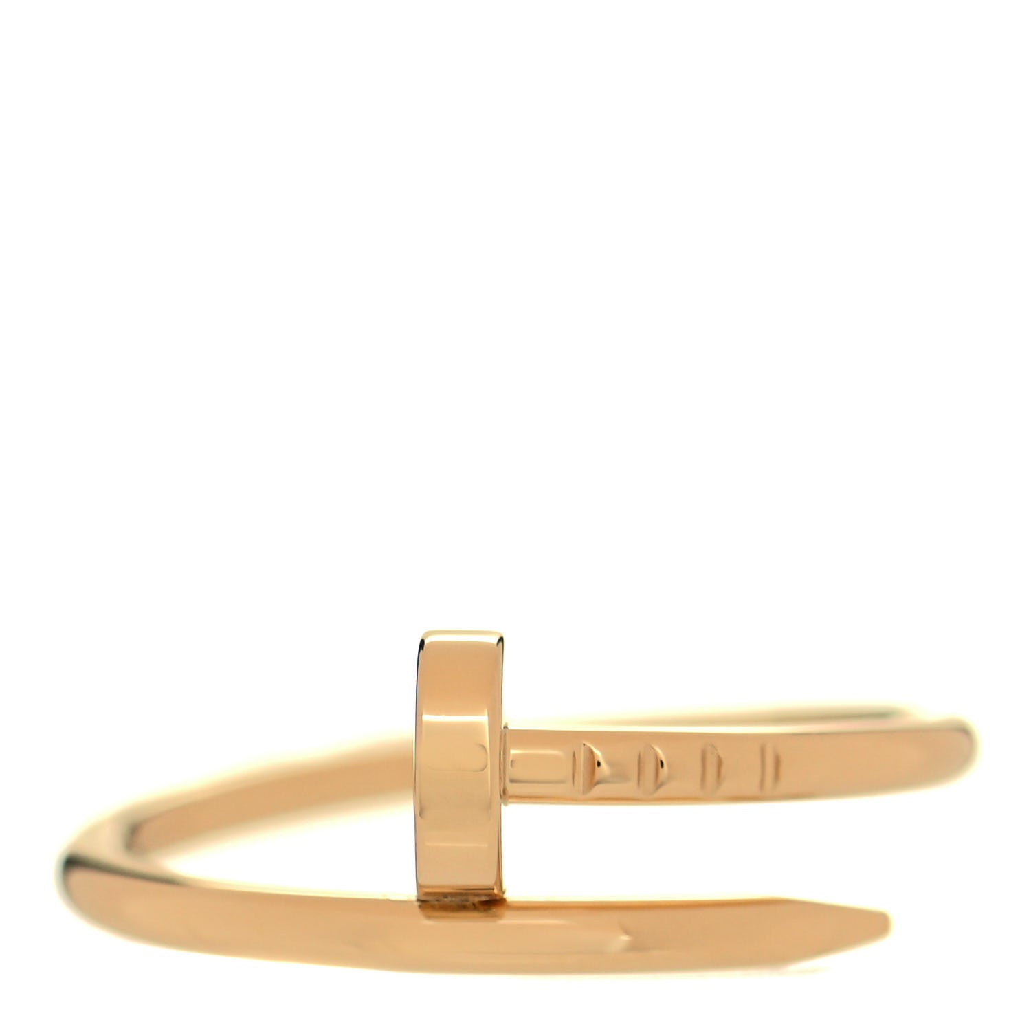 Cartier 18K Yellow Gold Small Juste Un Clou Ring 53 6.5 2 of 10