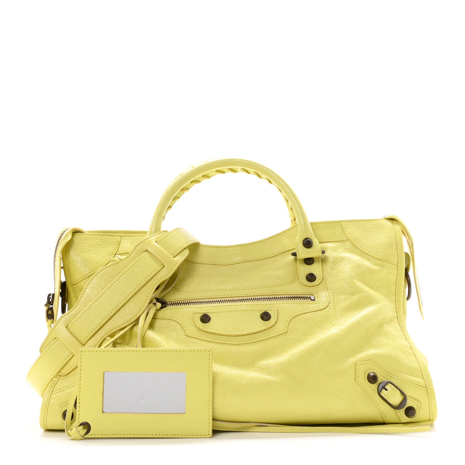 Balenciaga Agneau Classic Hardware City Jaune Citronnade 3 of 11
