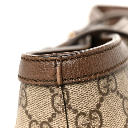 Gucci GG Supreme Monogram Medium Ophidia Shopping Tote Brown 16 of 16