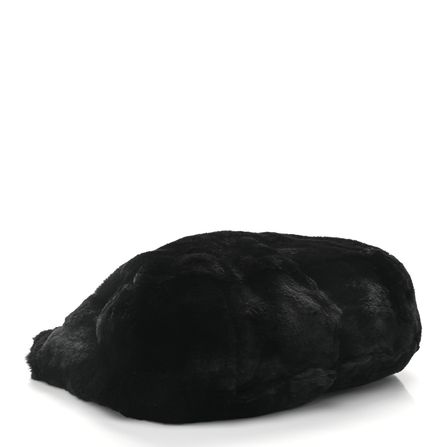 Chanel Lapin Rabbit Fur Shoulder Bag Black 4 of 11