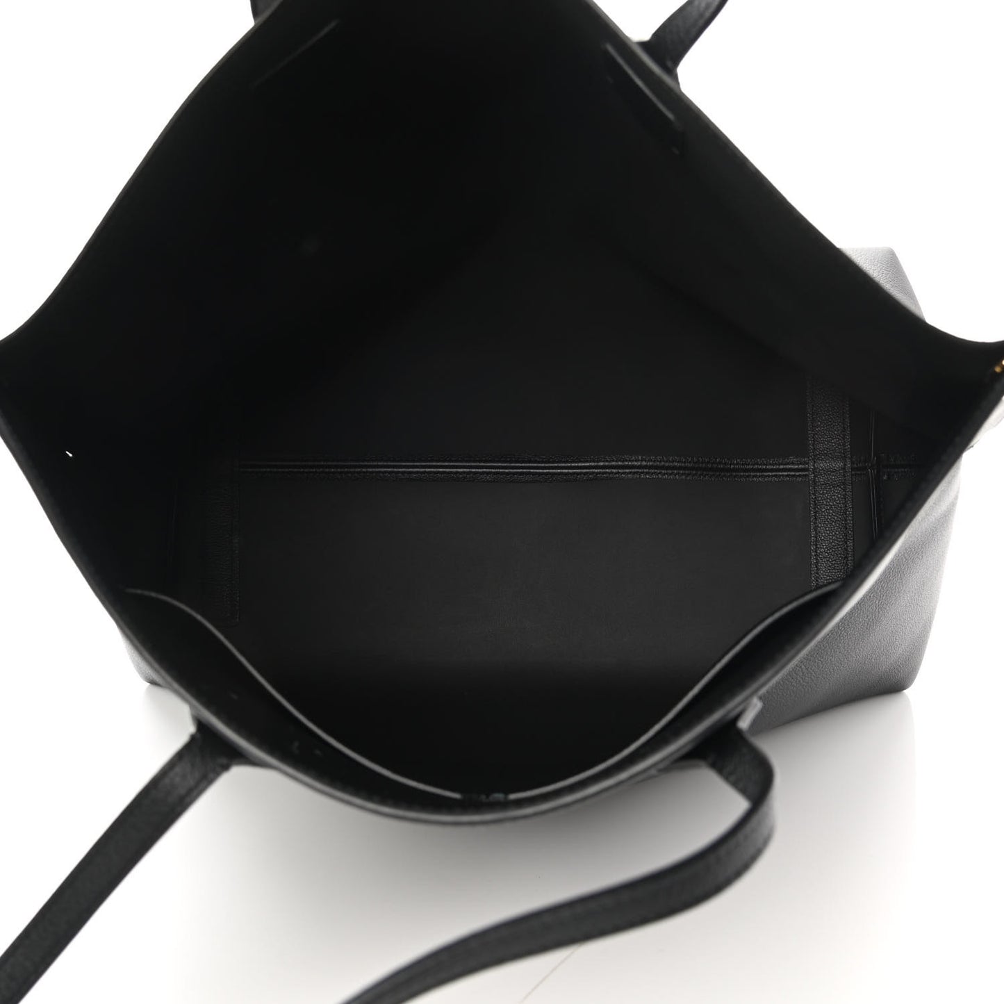 Calfskin Large Society Tote Black