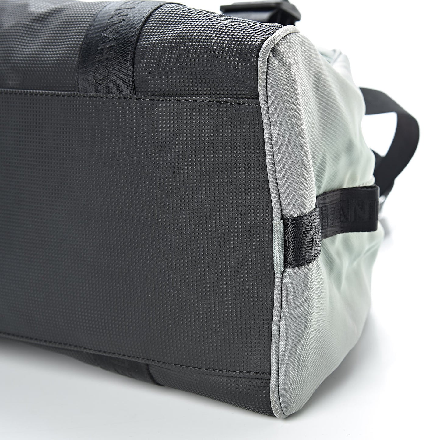 Nylon Sport Logo Duffel Black Blue