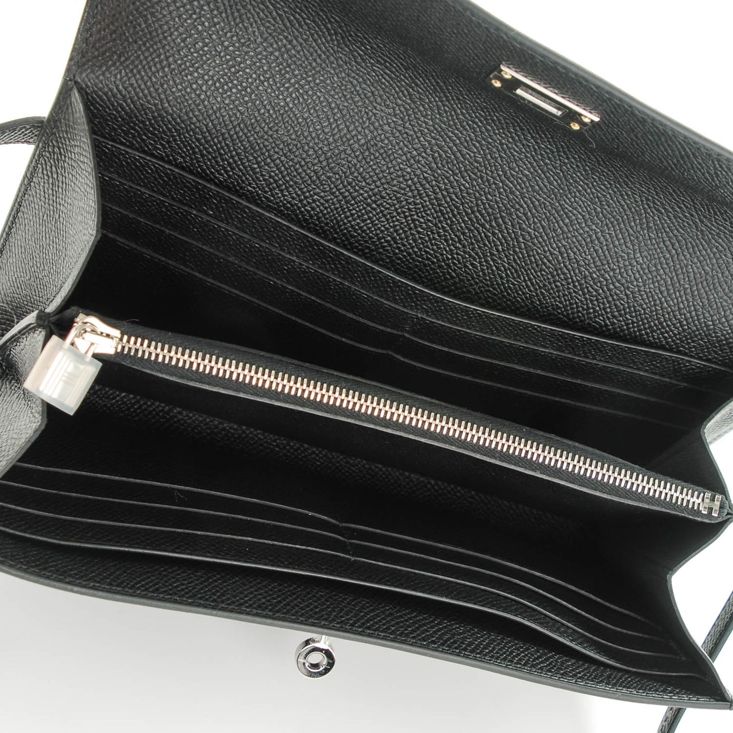 Epsom Kelly Longue Wallet Black