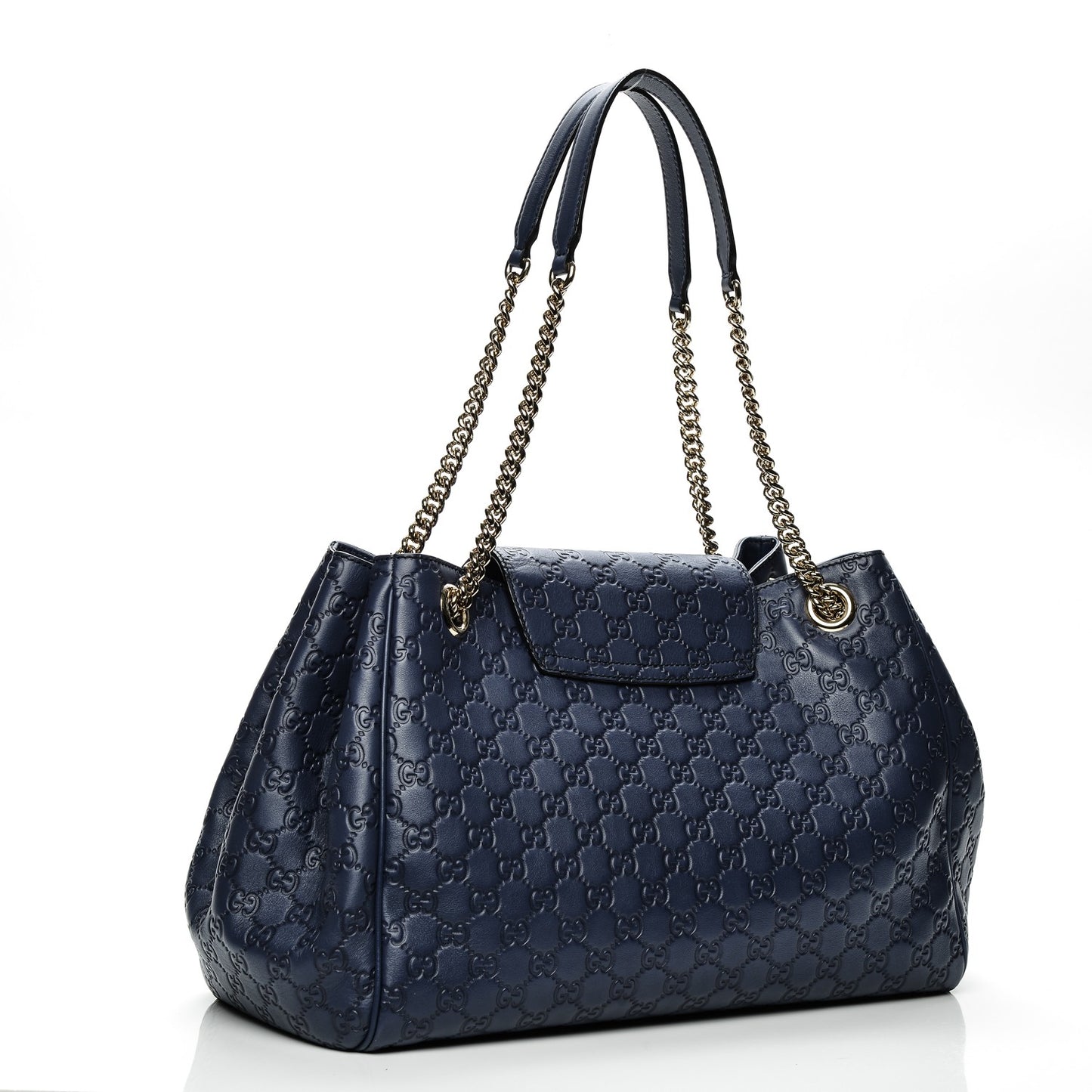 Guccissima Medium Emily Shoulder Bag Blue