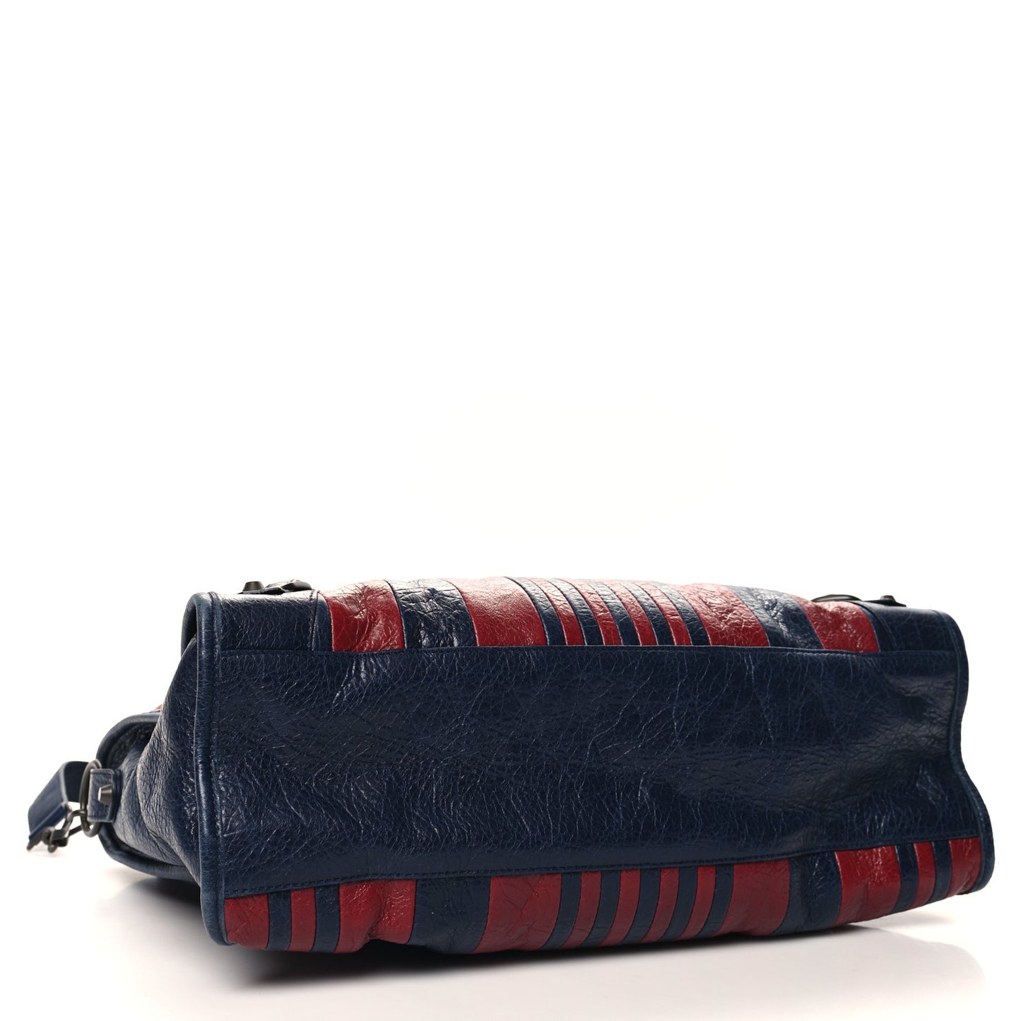 Cuir Arena Striped Classic Hardware City Bleu Nuit Rouge