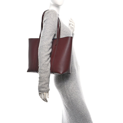 Mulberry Small Classic Grain Bayswater Tote Burgundy Oxford Blue 2 of 10