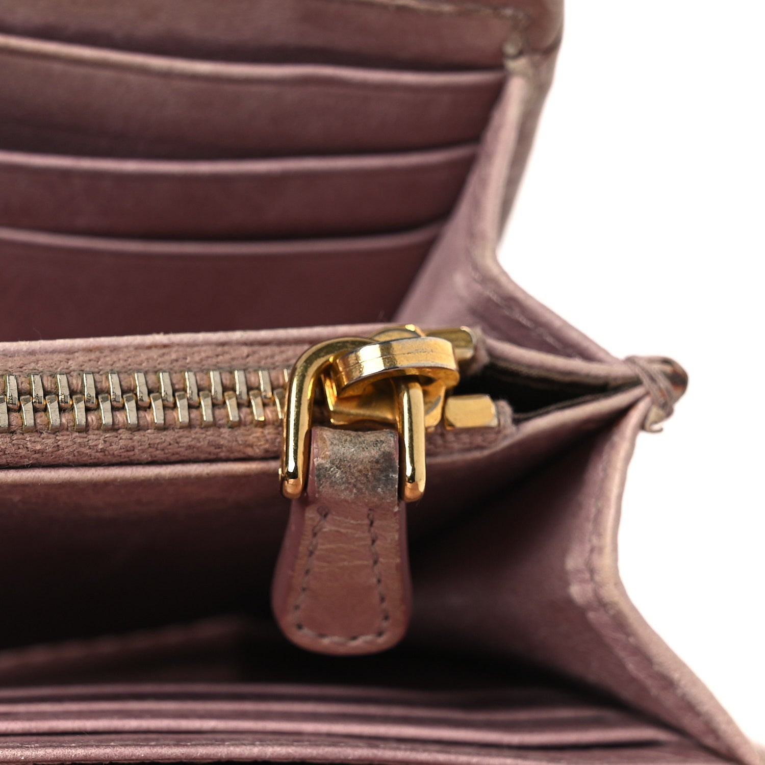 Miu Miu Nappa Lux Matelasse Flap Wallet Mughetto 8 of 10