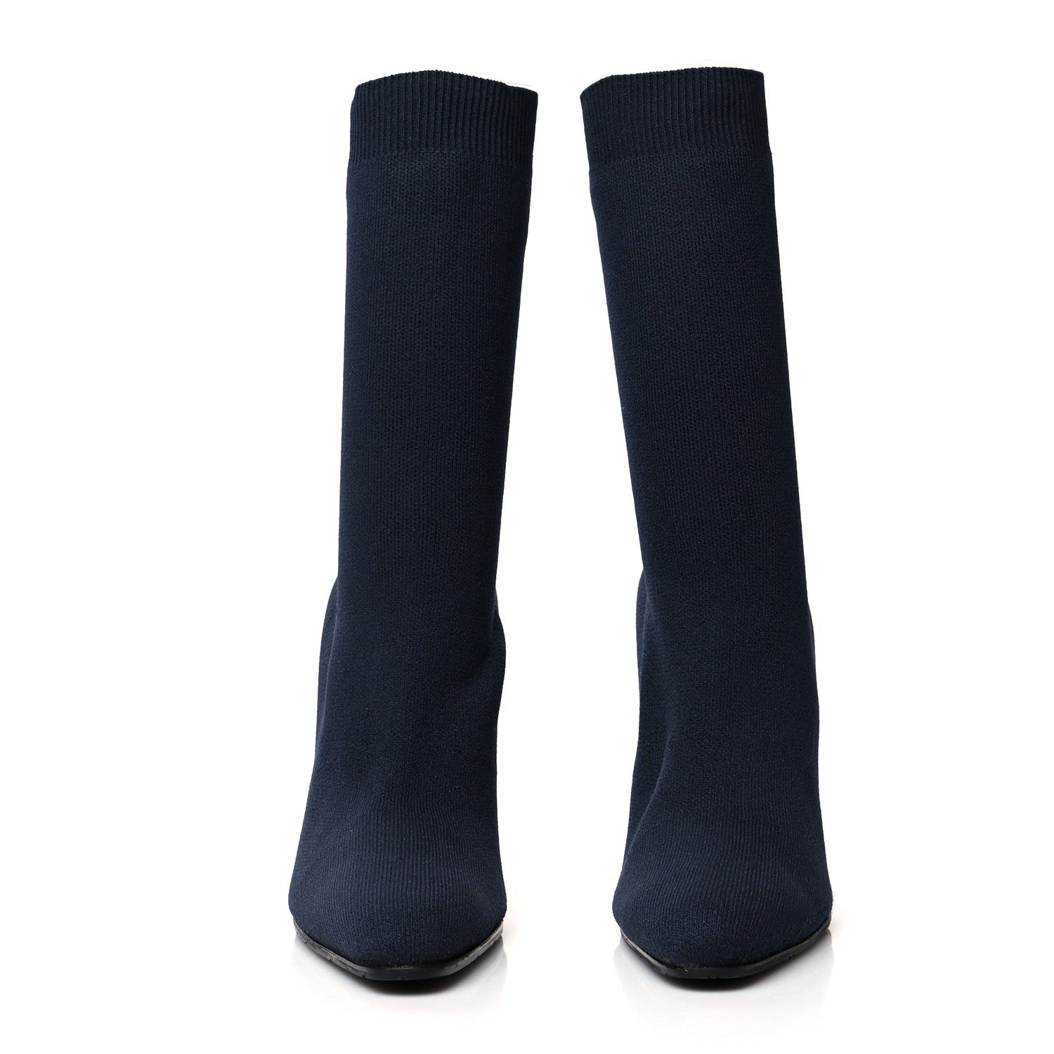 Balenciaga Jersey Crepe Round Toe Knife Booties 36 Black 2 of 6