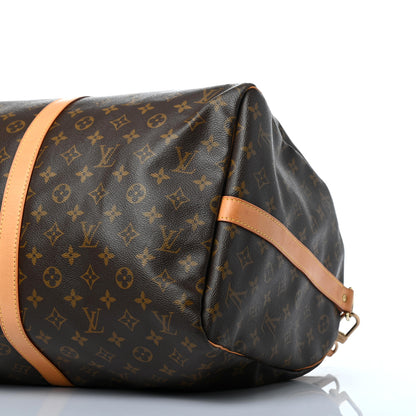 Louis Vuitton Monogram Keepall Bandouliere 55 9 of 10