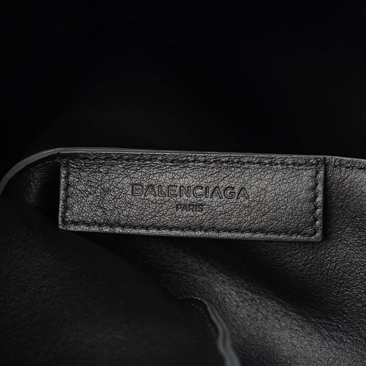 Balenciaga Veau Baltimore Double Sided Small Everyday Tote Gris Fossile Black 6 of 10