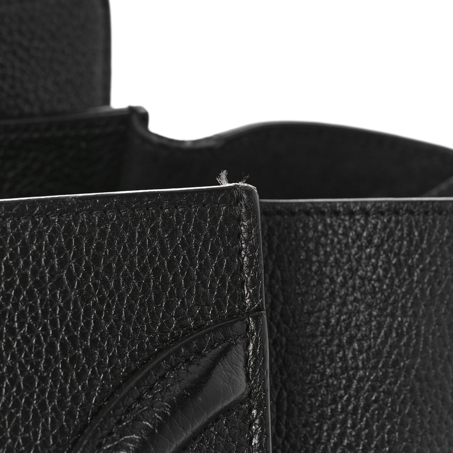 Celine Drummed Calfskin Mini Luggage Black 10 of 14