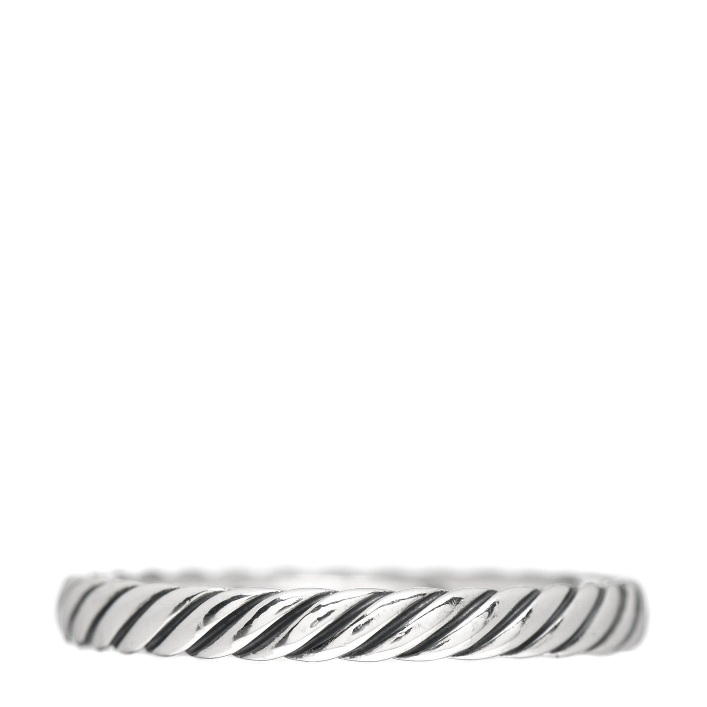 Sterling Silver Cable Classics Band Ring 54 6.75