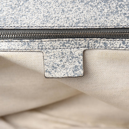 Gucci Calfskin Large New Bamboo Top Handle Bag Light Grey 5 of 10