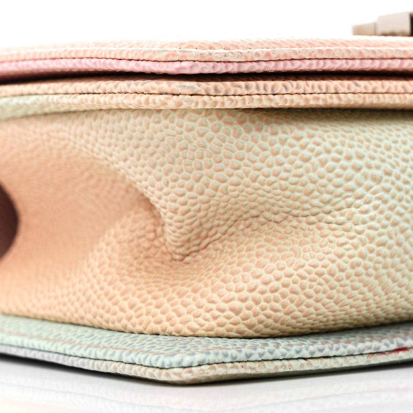 Caviar Quilted Small Cuba Rainbow Boy Flap Multicolor