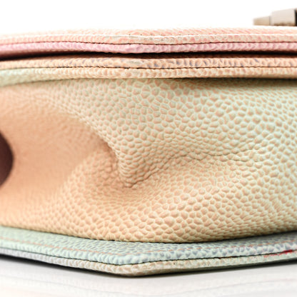 Chanel Caviar Quilted Small Cuba Rainbow Boy Flap Multicolor 9 of 12