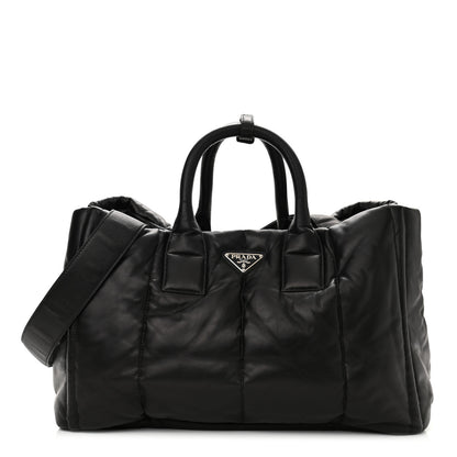 Prada Nappa Bomber Tote Black 1 of 11
