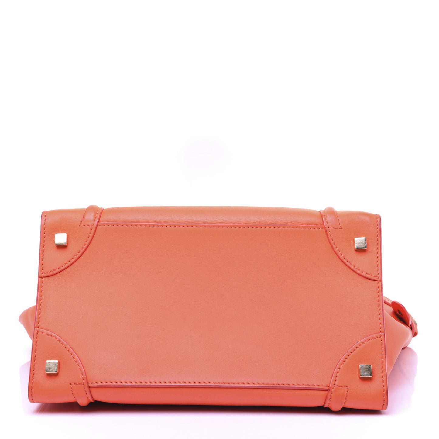 Smooth Calfskin Micro Luggage Fluo Orange