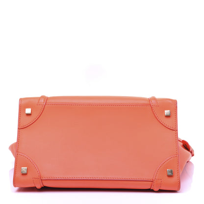 Celine Smooth Calfskin Micro Luggage Fluo Orange 17 of 17