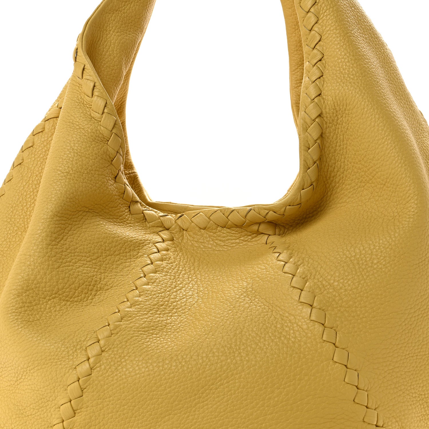 Bottega Veneta Cervo Deerskin Large Hobo Yellow 8 of 13