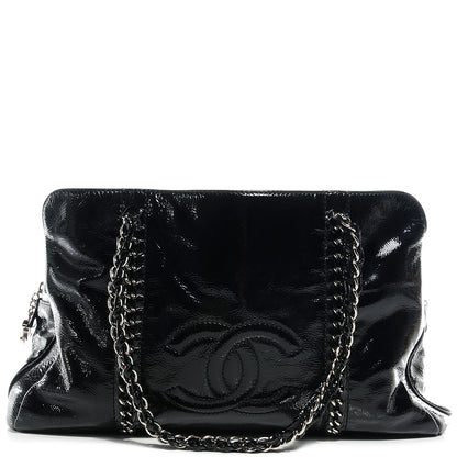 Chanel Patent Calfskin Large Luxe Ligne Tote Black 1 of 7
