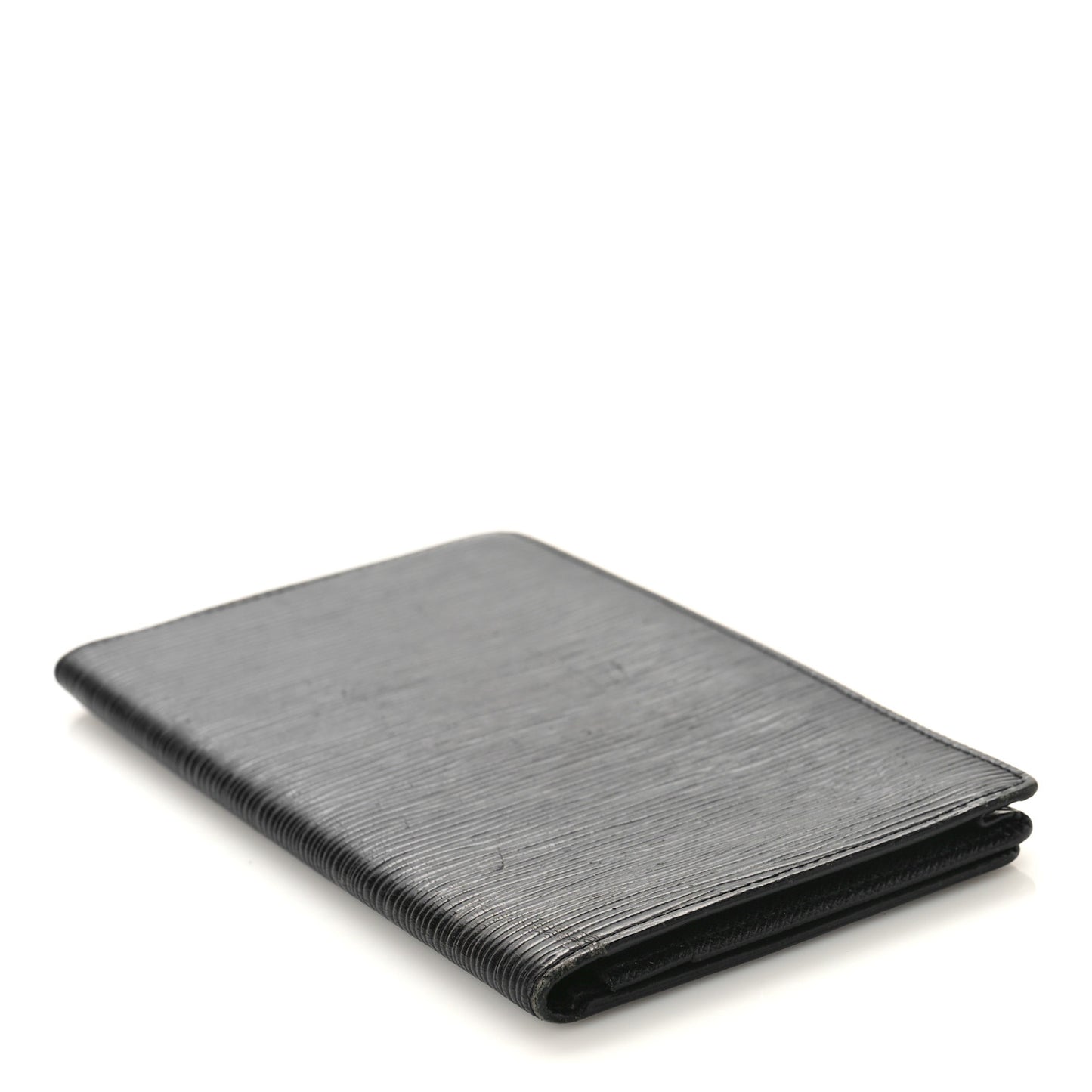 Epi Porte Valeurs Checkbook Wallet Black