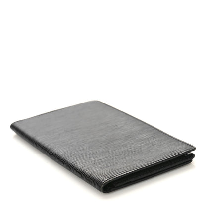 Louis Vuitton Epi Porte Valeurs Checkbook Wallet Black 4 of 8
