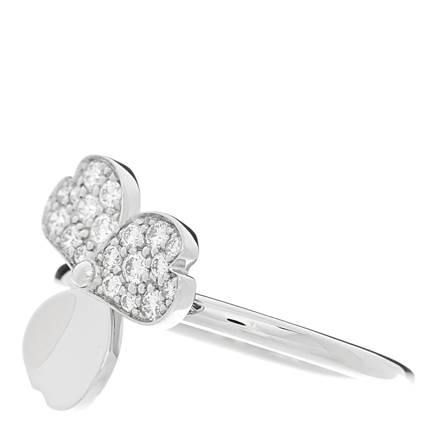 Tiffany Platinum Diamond Paper Flowers Ring 49 5 3 of 6
