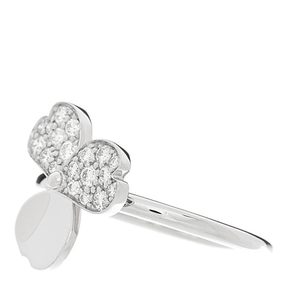 Tiffany Platinum Diamond Paper Flowers Ring 49 5 3 of 6
