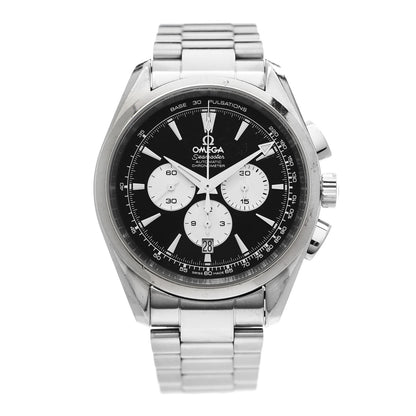 Omega Stainless Steel 42mm Seamaster Aqua Terra Chronograph Automatic Watch Black 221.10.42.40.01.002 1 of 8