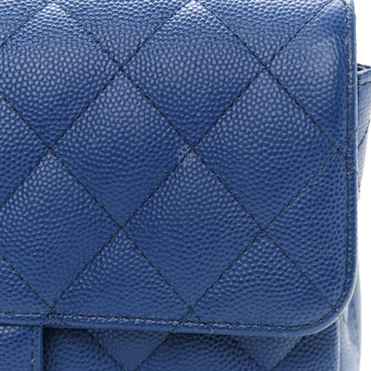 Chanel Caviar Quilted Mini Rectangular Flap Blue 11 of 11